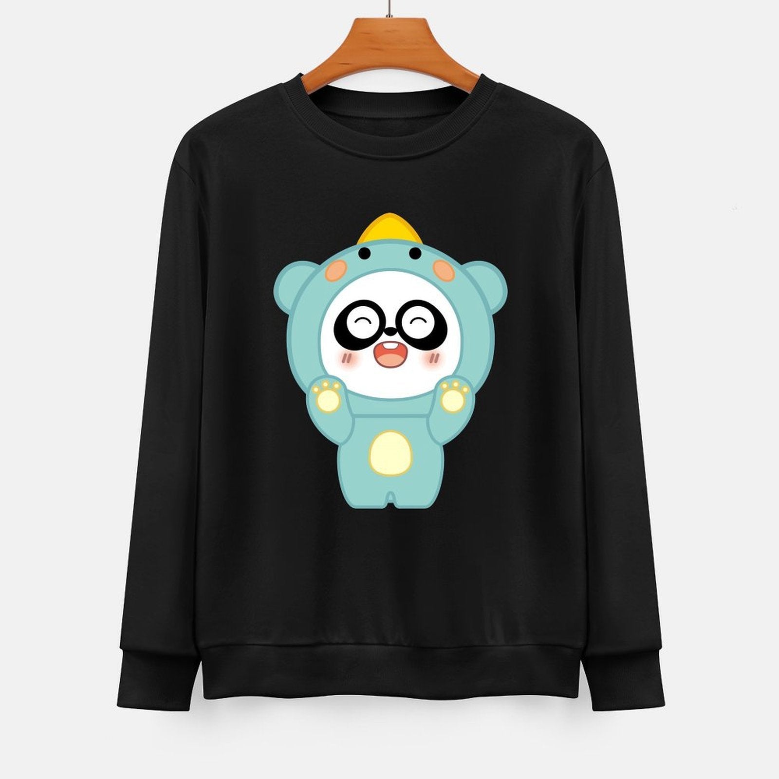 Front Patterned Long Sleeve TopUnisex Signature